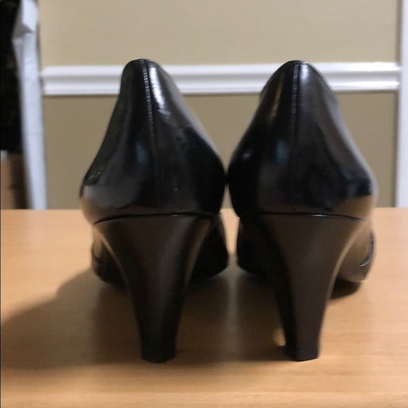 Bally Suisse Pumps Black Leather Suede 6.5 - Picture 16 of 16